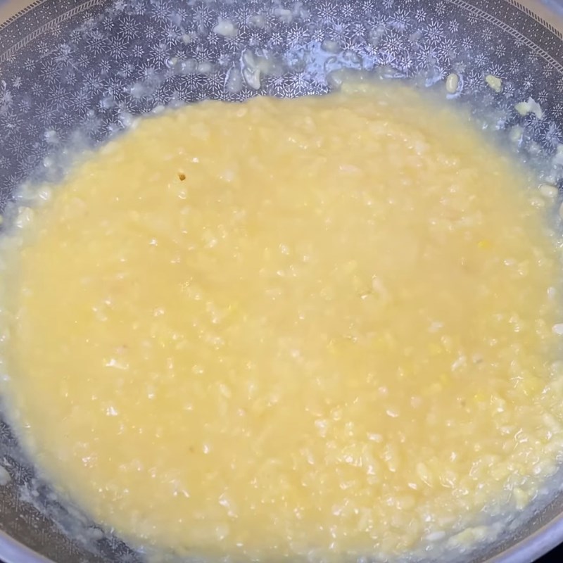 Bước 2 Nấu đậu xanh đánh (Đậu xanh cà vỏ) Chè thập cẩm nước cốt dừa