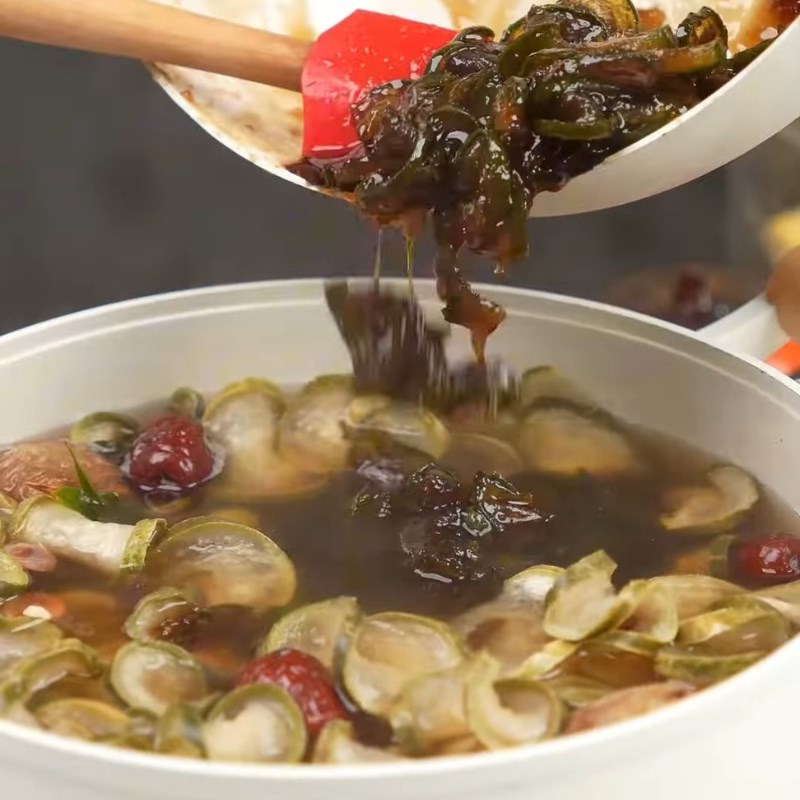 Bước 3 Nấu hỗn hợp nước sâm hoàn chỉnh Nước bí đao