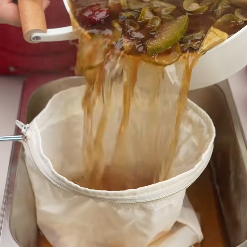 Bước 3 Nấu hỗn hợp nước sâm hoàn chỉnh Nước bí đao