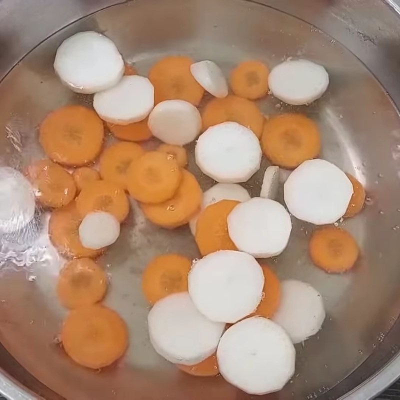 Bước 5 Nấu nước dùng ngọt thanh Khổ qua hầm chay