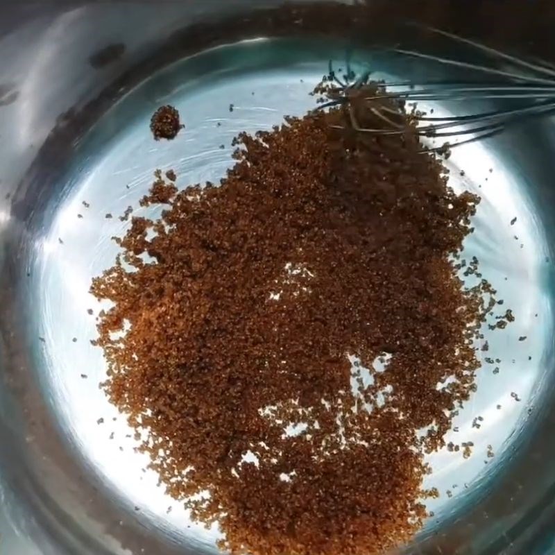 Bước 1 Nấu nước đường mật mía Bánh bò Cao Bằng
