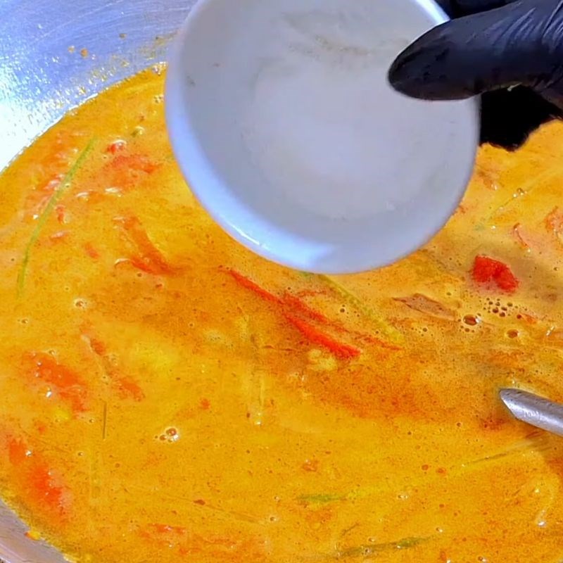 Bước 3 Nấu nước lẩu cá lăng nấu mẻ chua thanh Cá lăng nấu mẻ