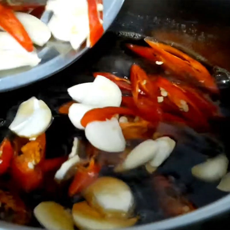 Bước 3 Nấu nước mắm đường chua ngọt Đu đủ ngâm nước mắm