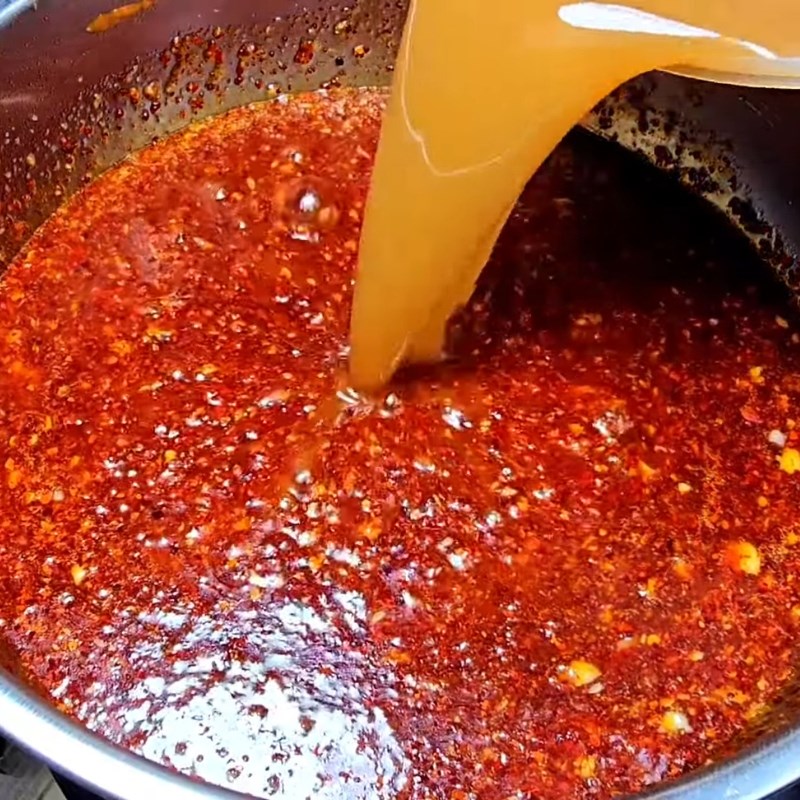 Bước 3 Nấu nước sốt Nước sốt Thái