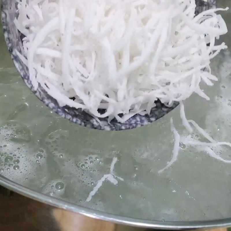 Bước 3 Nấu thạch nha đam dừa Thạch nha đam