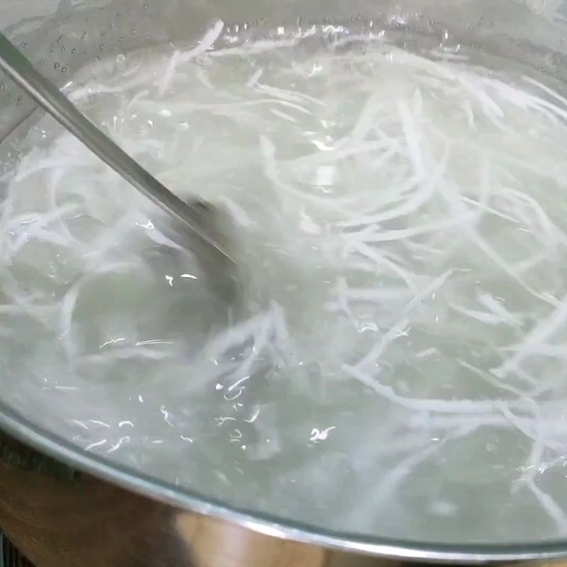 Bước 3 Nấu thạch nha đam dừa Thạch nha đam
