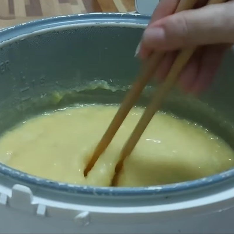 Bước 4 Nêm đường và tạo hương thơm Chè đậu xanh đánh bằng nồi cơm điện