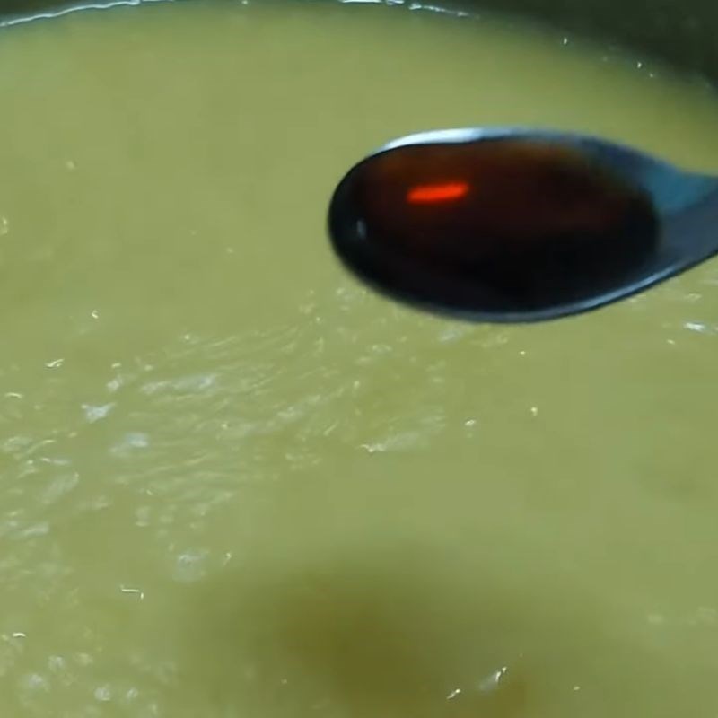 Bước 4 Nêm đường và tạo hương thơm Chè đậu xanh đánh bằng nồi cơm điện