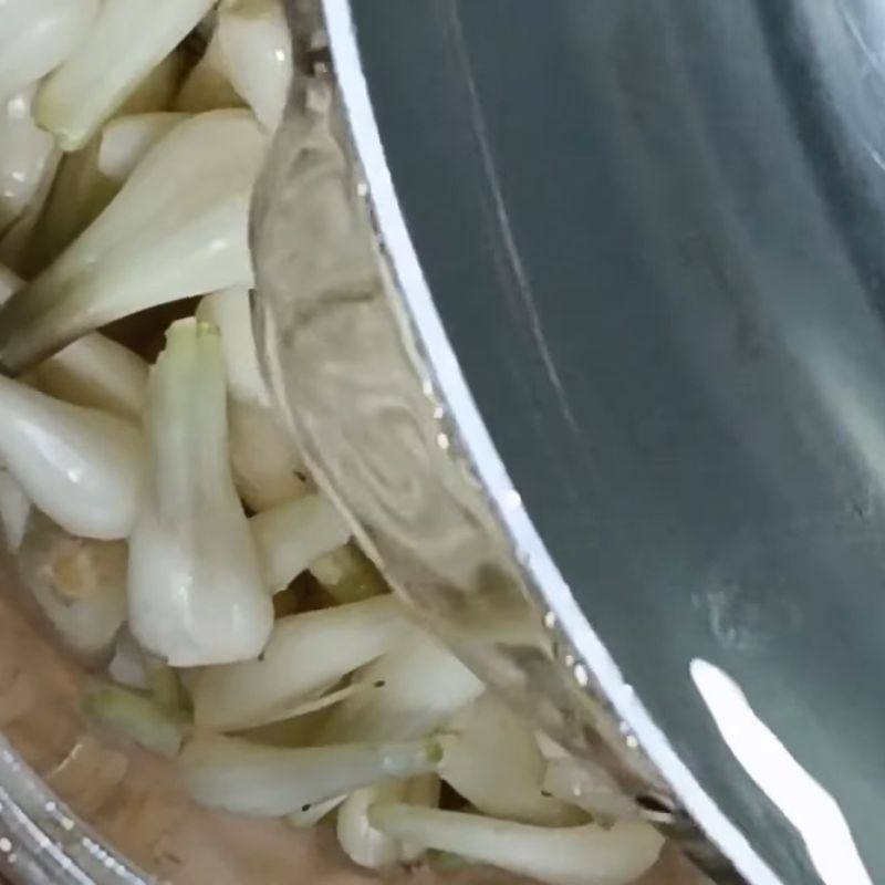 Bước 7 Ngâm củ kiệu và bảo quản củ kiệu truyền thống