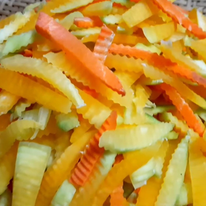 Bước 4 Ngâm đu đủ với nước mắm đường Đu đủ ngâm nước mắm