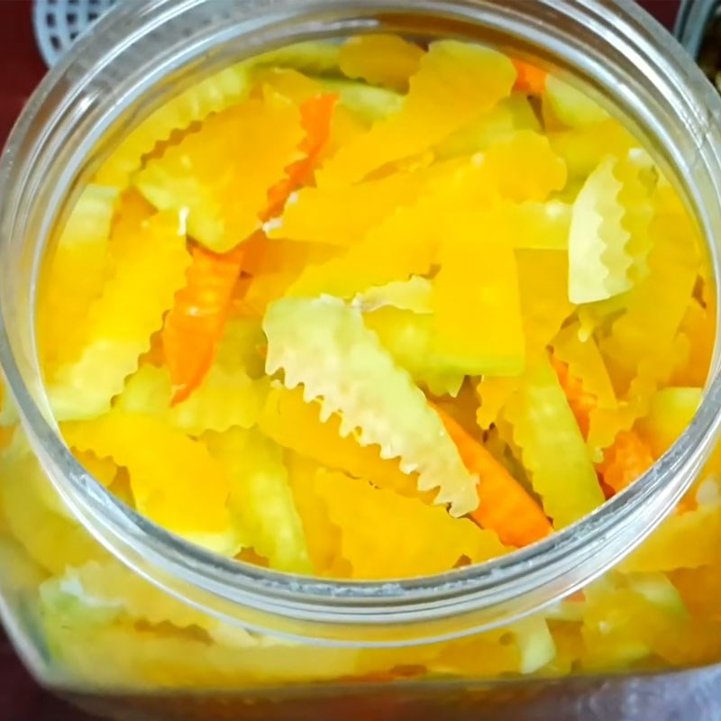 Bước 4 Ngâm đu đủ với nước mắm đường Đu đủ ngâm nước mắm