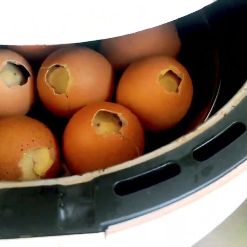 Bước 5 Nướng trứng gà bằng nồi chiên không dầu Trứng gà nướng bằng nồi chiên không dầu