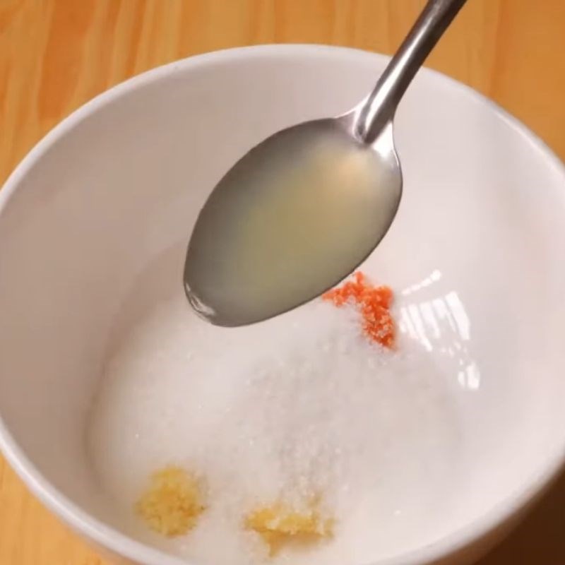 Bước 2 Pha nước chấm chua ngọt Nước mắm ăn bánh ướt