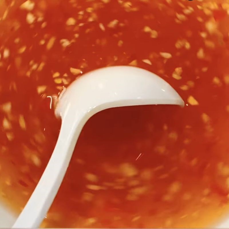 Bước 2 Pha nước chấm chua ngọt Nước mắm ăn bánh ướt