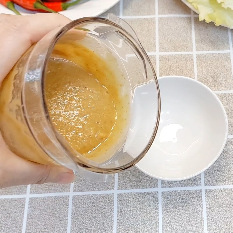 Bước 4 Pha nước chấm ngon Bánh tráng cuốn thịt heo