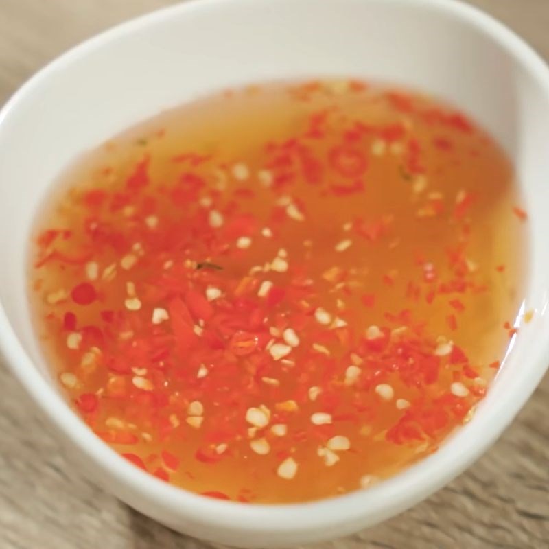 Bước 7 Pha nước mắm chay đặc biệt Chả giò chay khoai môn đậu xanh