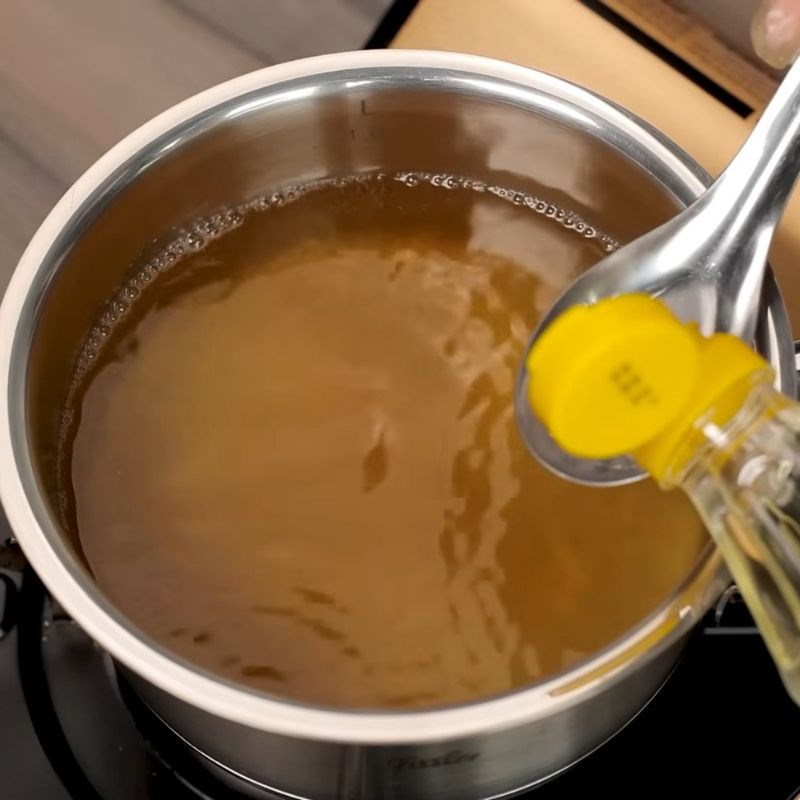 Bước 5 Pha nước mắm chua ngọt Bún trộn thịt nướng