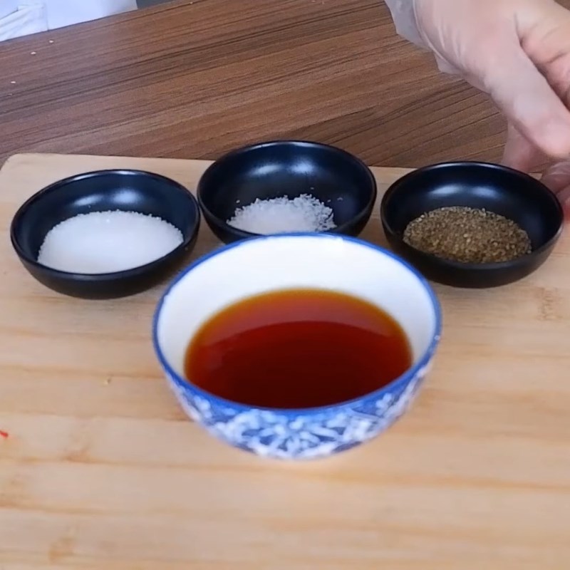 Bước 4 Pha nước mắm ướp thịt Nem chạo Ninh Bình