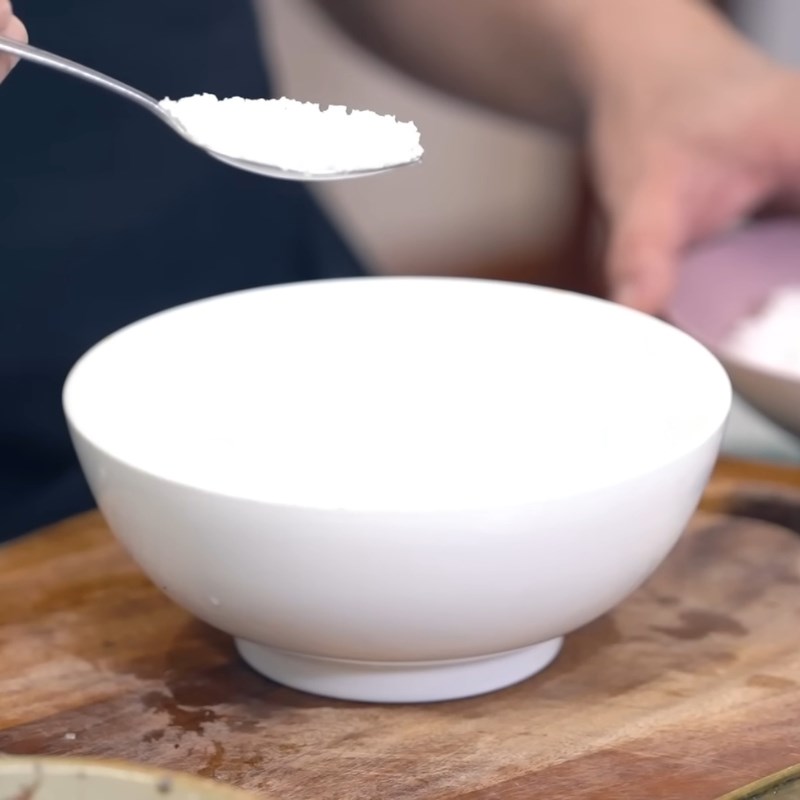 Bước 4 Pha nước muối sung chua ngọt để lâu Muối sung chua ngọt