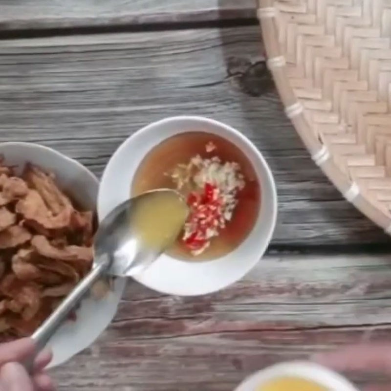 Bước 5 Pha nước trộn gỏi củ hũ dừa Gỏi củ hũ dừa chay