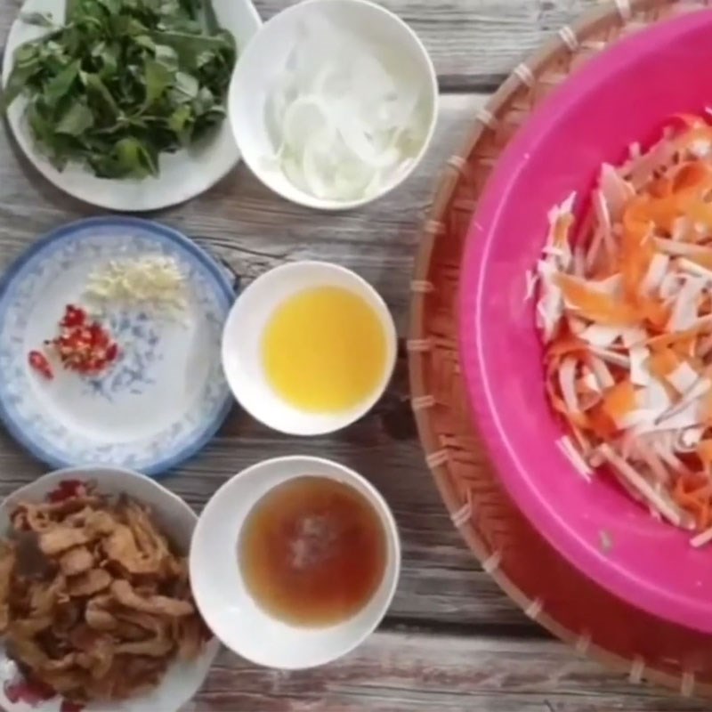 Bước 5 Pha nước trộn gỏi củ hũ dừa Gỏi củ hũ dừa chay