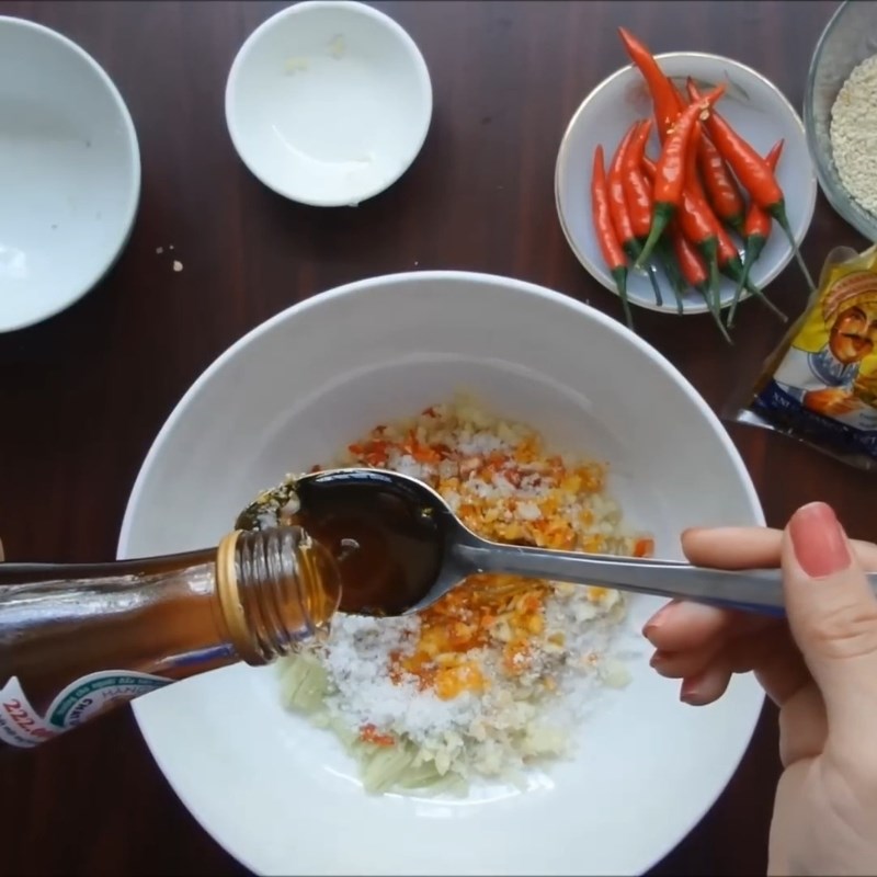 Bước 3 Pha nước ướp thịt lợn sấy khô thịt lợn sấy khô