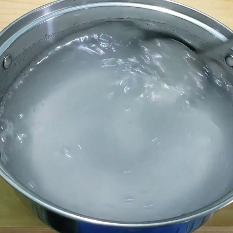 Bước 2 Pha trộn bột rau câu Thạch nha đam