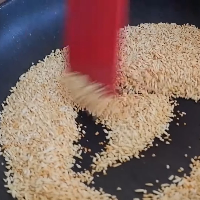 Bước 5 Rang và xay thính gạo làm nem chạo thính Nem chạo Ninh Bình
