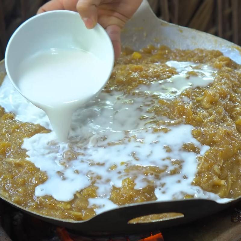 Bước 4 Sên kẹo chuối tươi với nước cốt dừa Kẹo chuối tươi