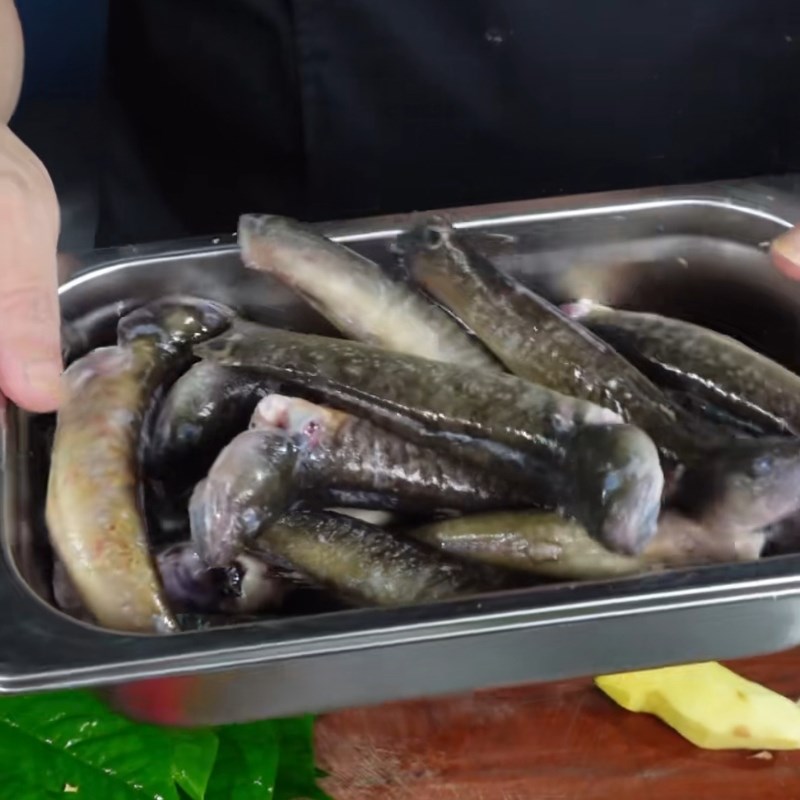 Bước 1 Sơ chế cá bớp Cá bớp nấu lá lốt