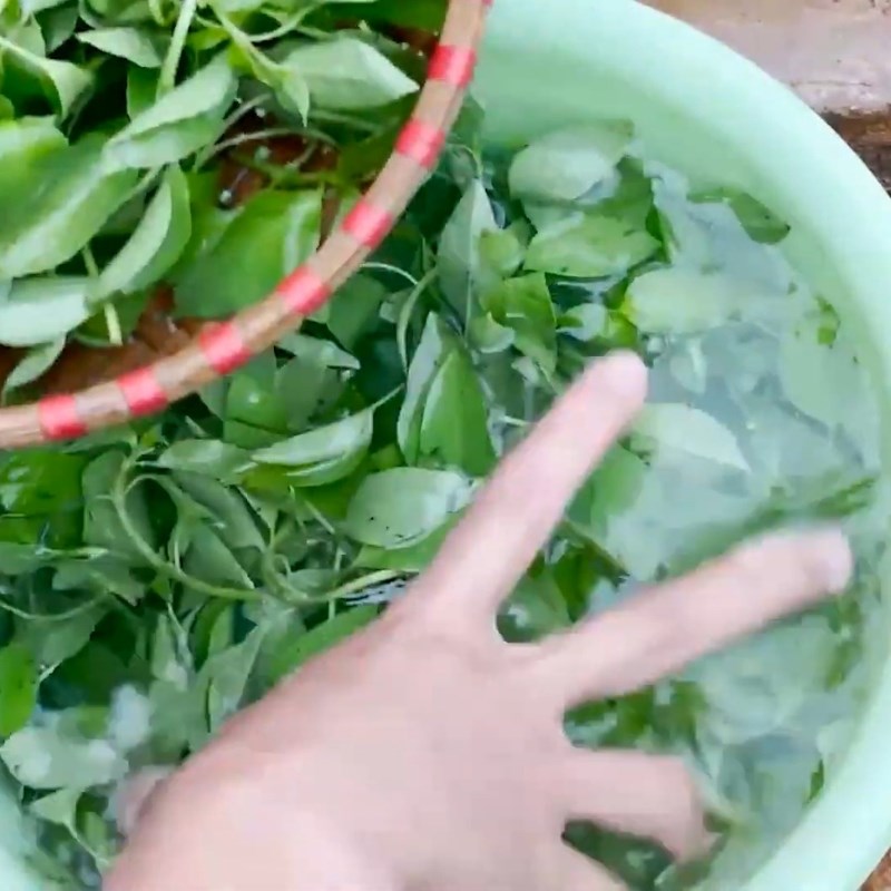 Bước 2 Sơ chế các nguyên liệu khác Lẩu gà lá é Đà Lạt