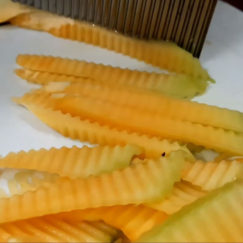 Bước 1 Sơ chế đu đủ xanh và cà rốt Đu đủ ngâm nước mắm