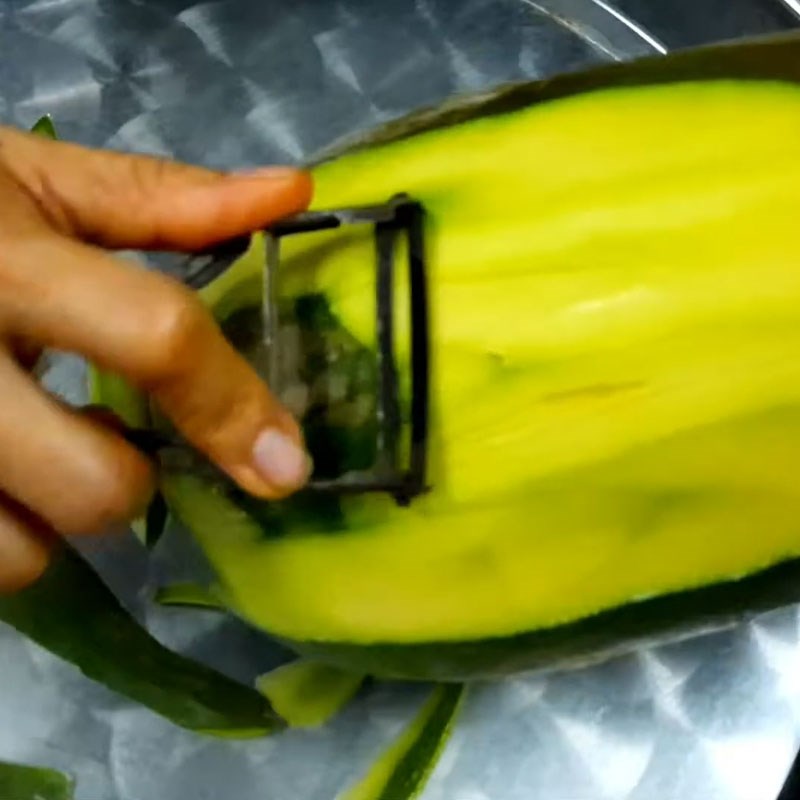 Bước 1 Sơ chế đu đủ xanh và cà rốt Đu đủ ngâm nước mắm