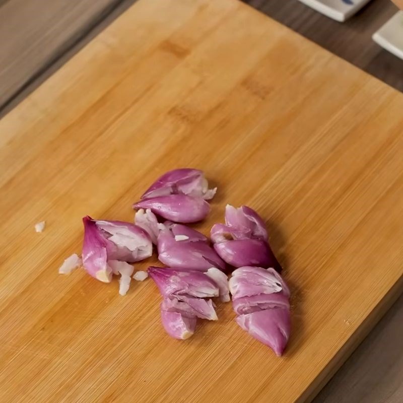 Bước 2 Sơ chế gia vị ướp thịt Bún trộn thịt nướng