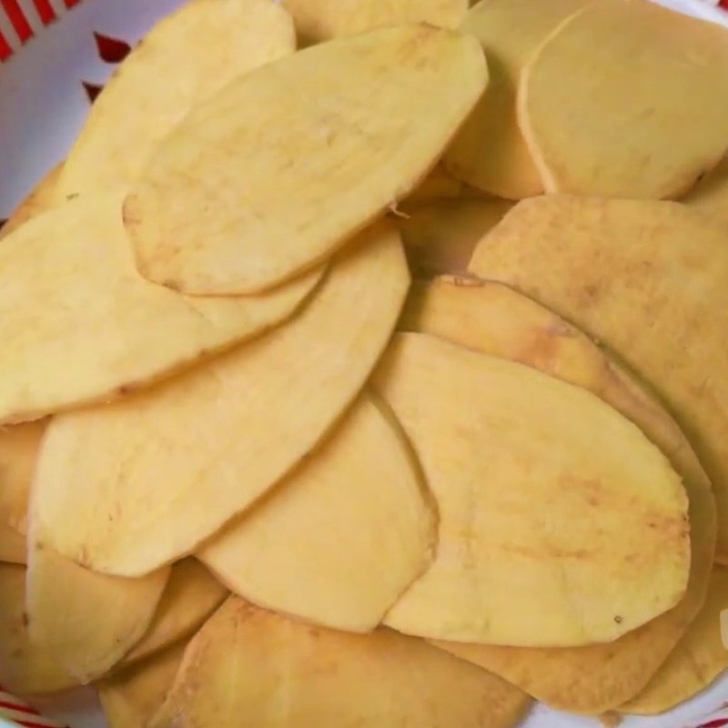 Bước 1 Sơ chế khoai lang Khoai lang chiên không cần bột