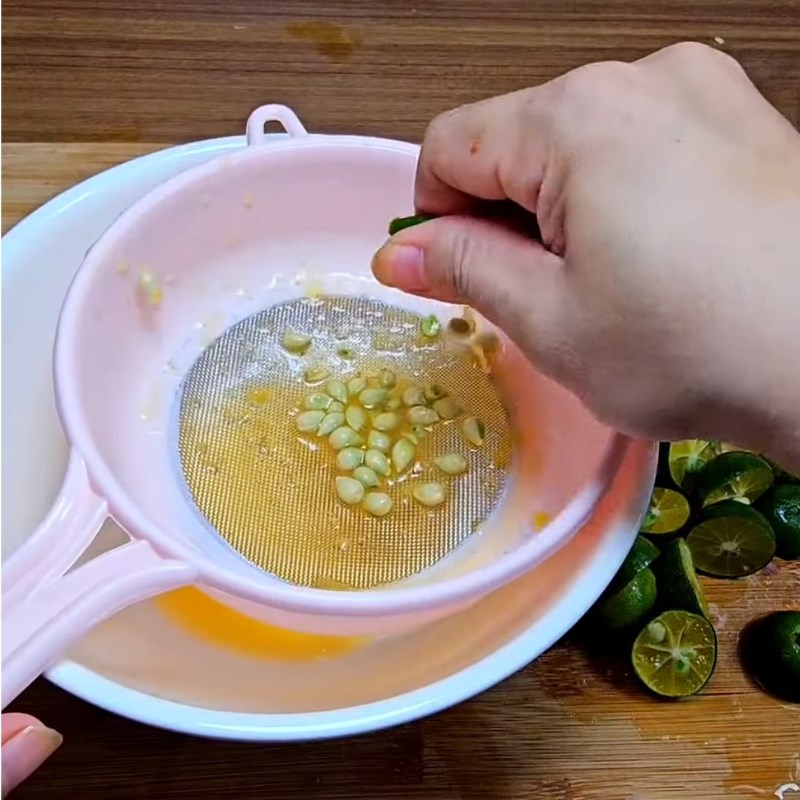 Bước 1 Sơ chế nguyên liệu Nước sốt Thái