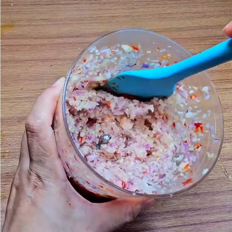 Bước 1 Sơ chế nguyên liệu Nước sốt Thái