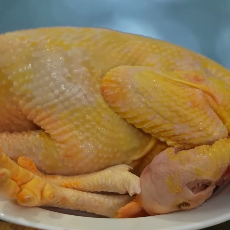 Bước 1 Sơ chế nguyên liệu chuẩn bị Cháo gà miền Bắc