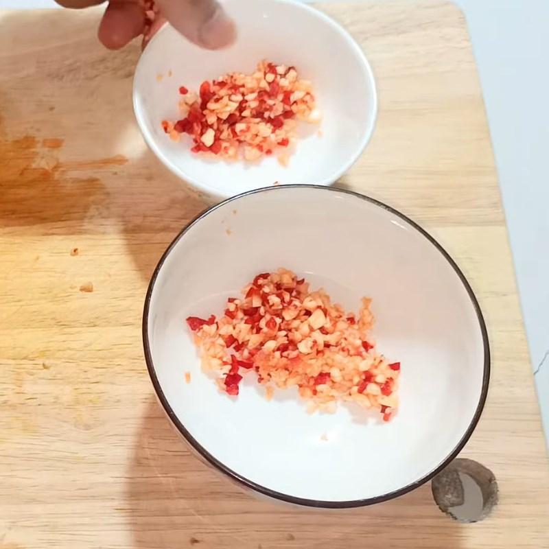 Bước 1 Sơ chế rau củ Gỏi bò rau muống