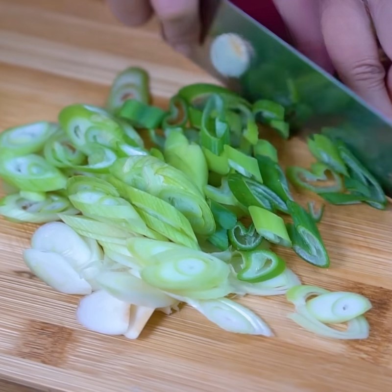 Bước 3 Sơ chế rau củ và xay gia vị kim chi Kim chi củ cải trắng