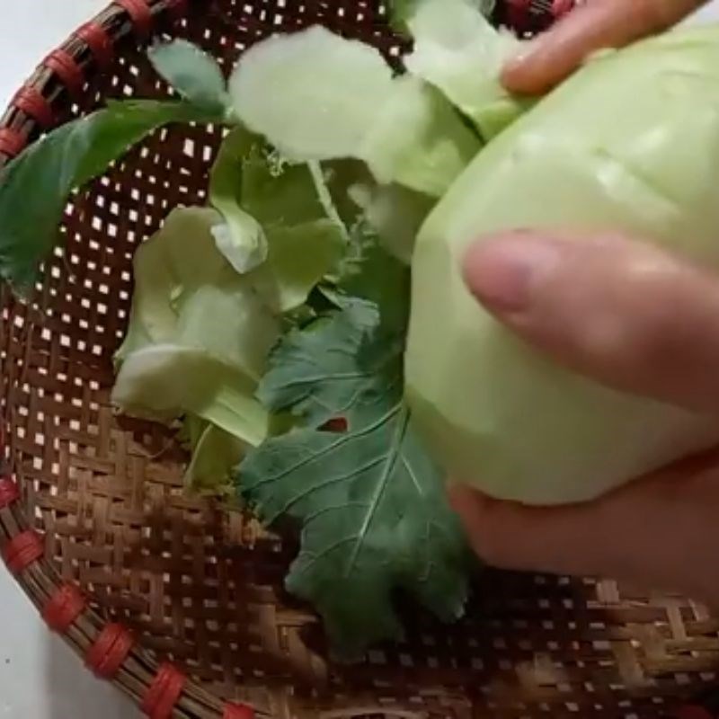 Bước 1 Sơ chế su hào, cà rốt và các nguyên liệu khác Su hào muối xổi