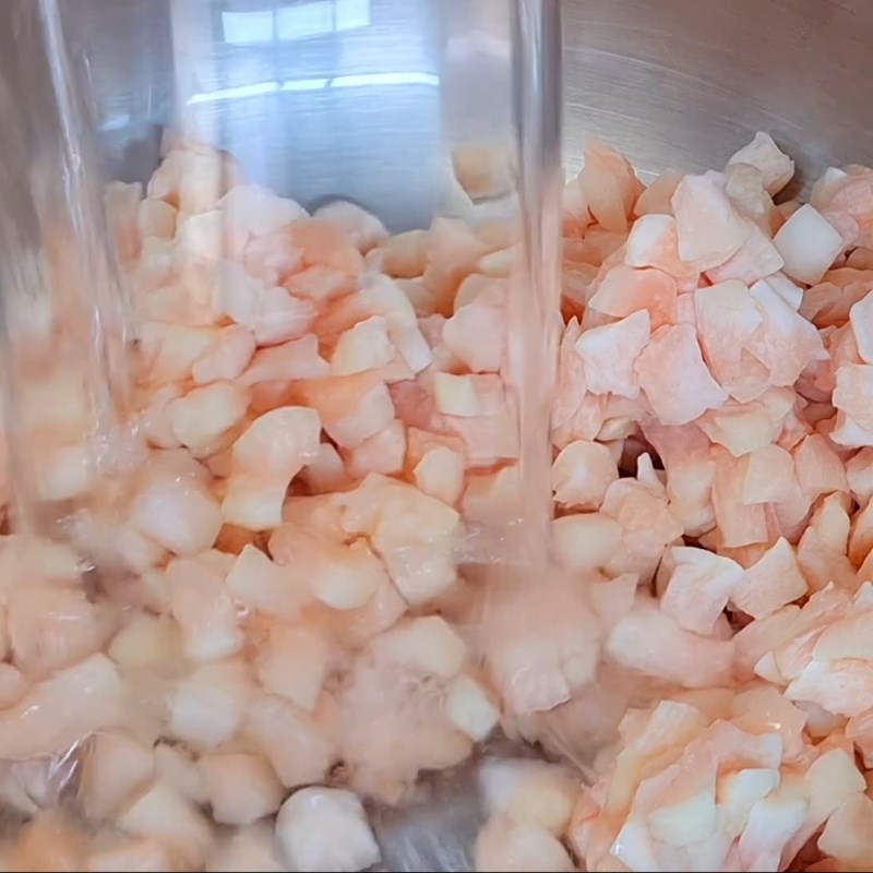 Bước 3 Sơ chế và khử đắng cùi bưởi Chè cùi bưởi