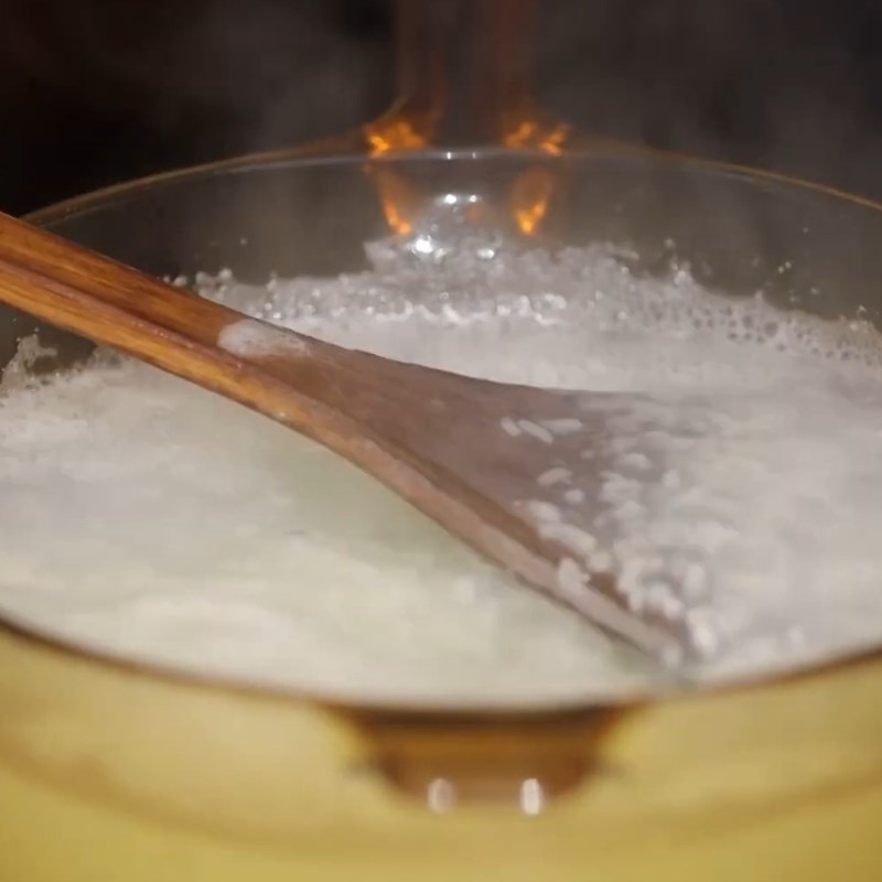 Bước 1 Sơ chế và nấu gạo nếp Chè gạo nếp gừng