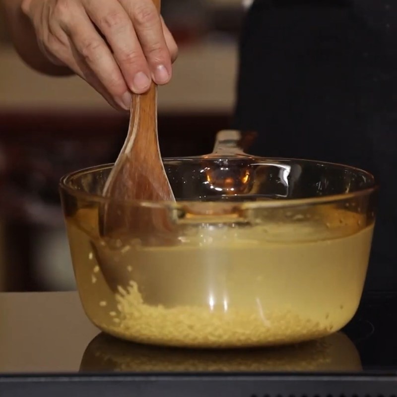 Bước 1 Sơ chế và nấu gạo nếp Chè gạo nếp gừng