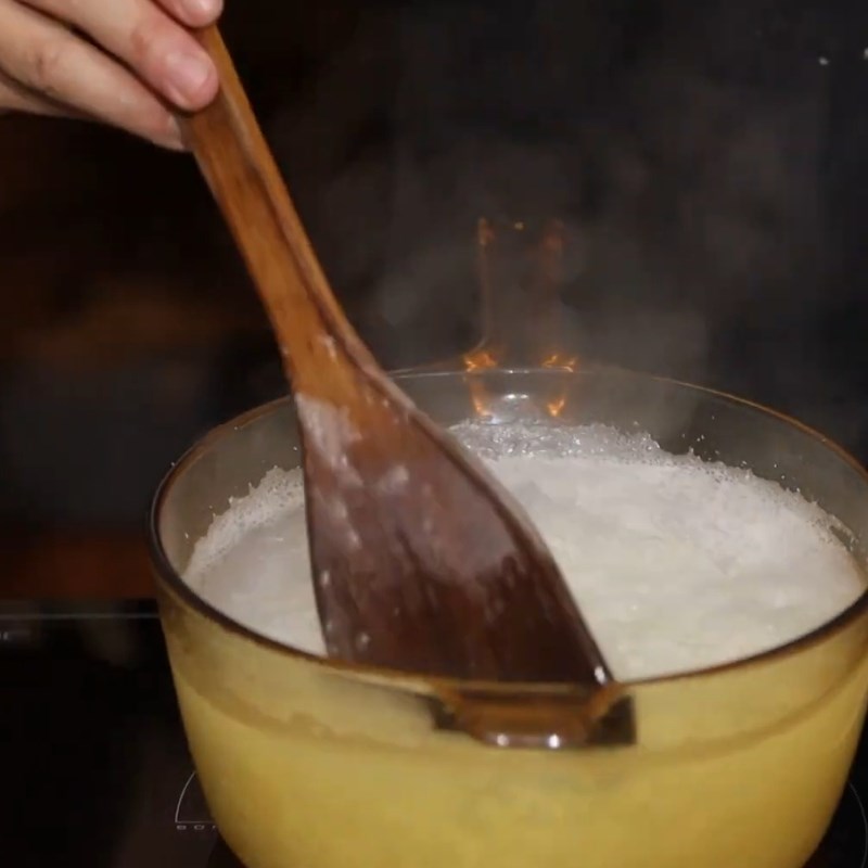 Bước 1 Sơ chế và nấu gạo nếp Chè gạo nếp gừng