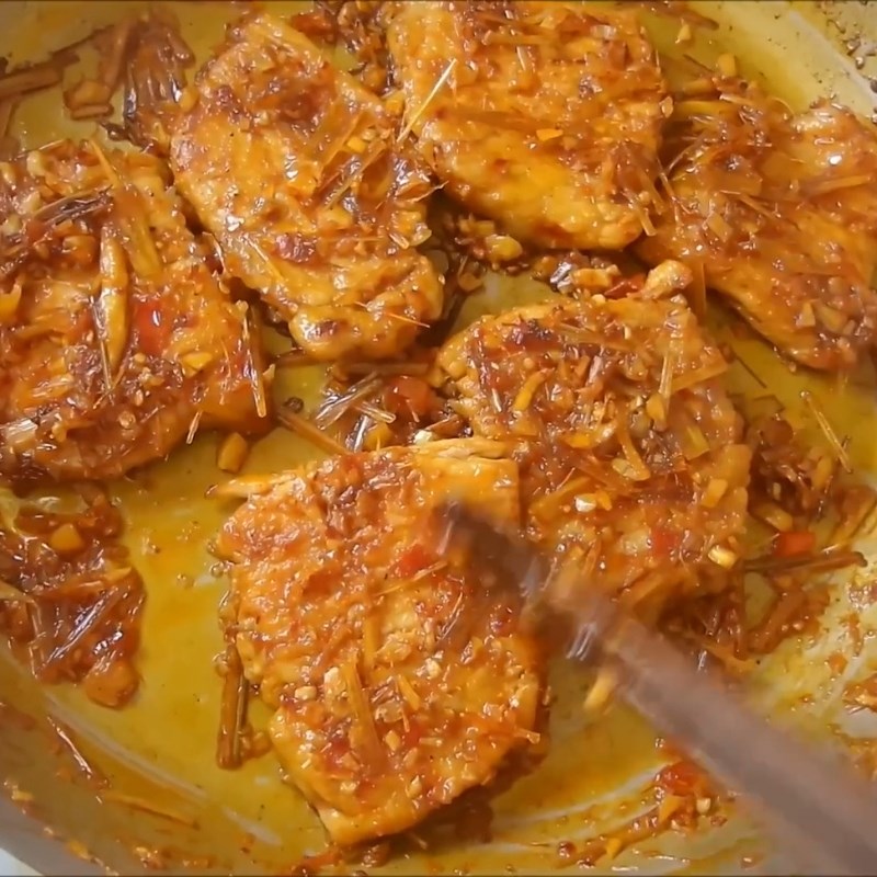 Bước 5 Sấy khô trên chảo thịt lợn sấy khô