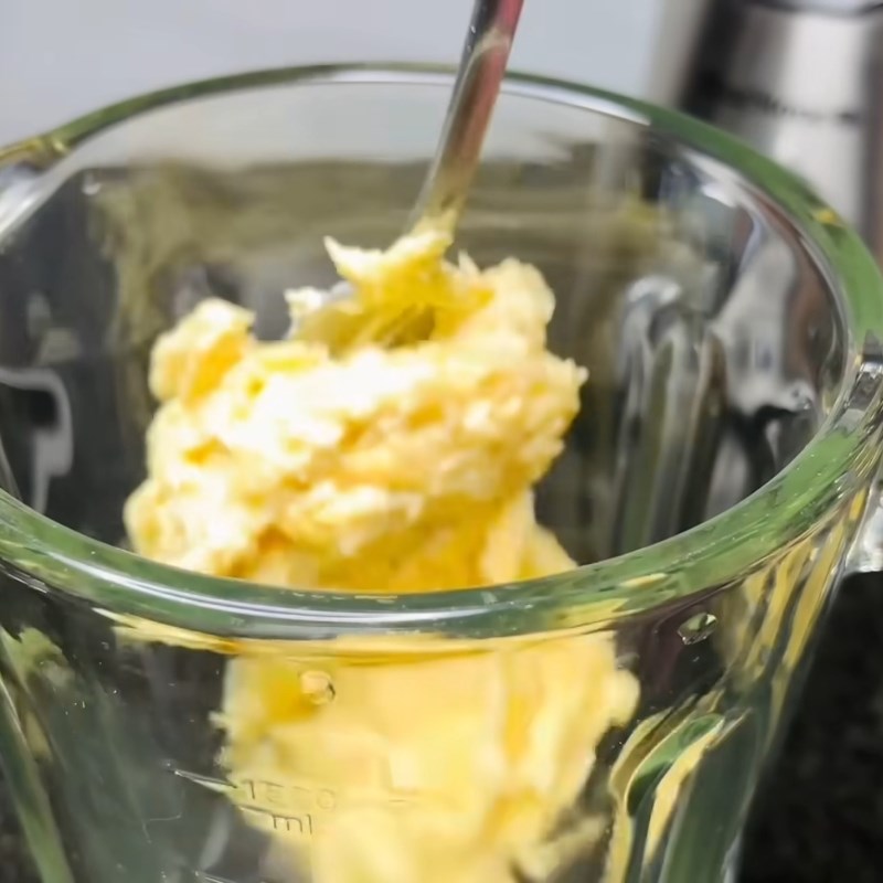 Bước 1 Tán cơm sầu riêng Nước cốt chè Thái