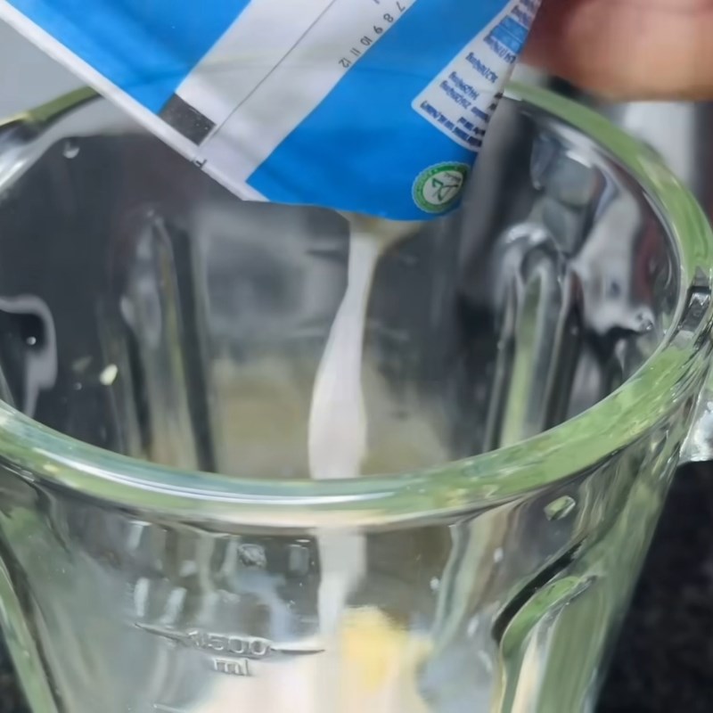 Bước 1 Tán cơm sầu riêng Nước cốt chè Thái