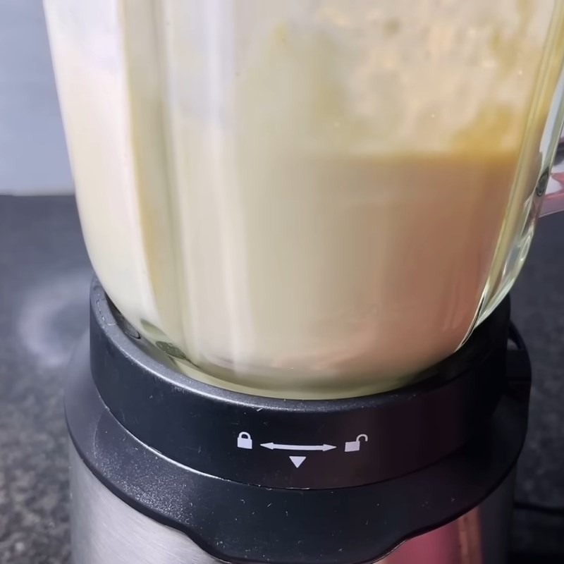 Bước 1 Tán cơm sầu riêng Nước cốt chè Thái