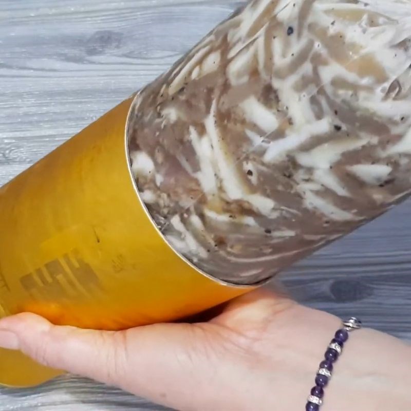 Bước 6 Tạo hình và làm lạnh pate thịt heo Pate thịt heo